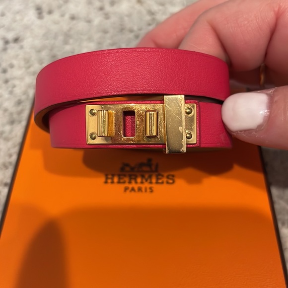 100% Authentic Hermes Mimi Kelly Double Tour Bracelet - Picture 3 of 5